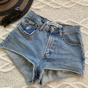High Waisted Cheeky Jean Short